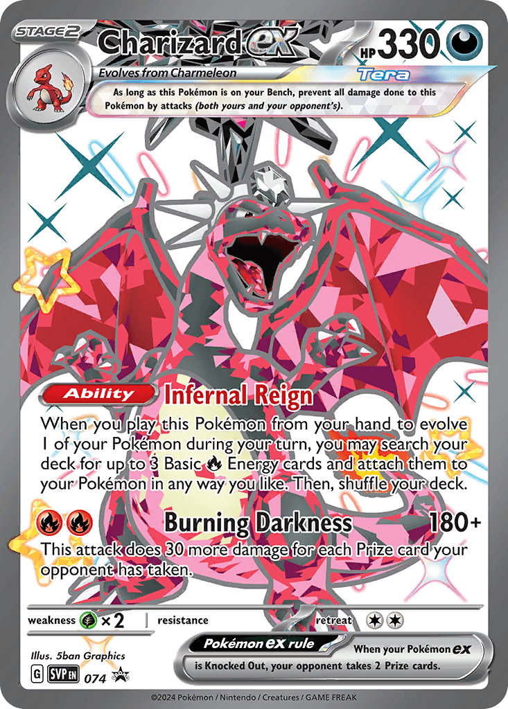 Charizard ex Scarlet & Violet Black Star Promos