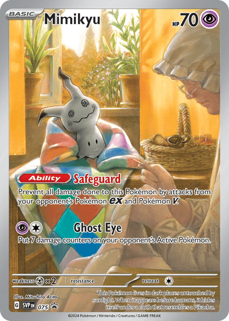 Mimikyu Scarlet & Violet Black Star Promos