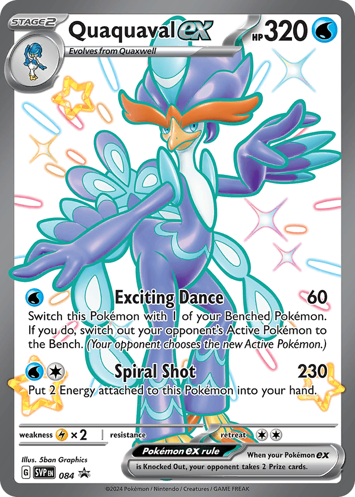 Quaquaval ex Scarlet & Violet Black Star Promos