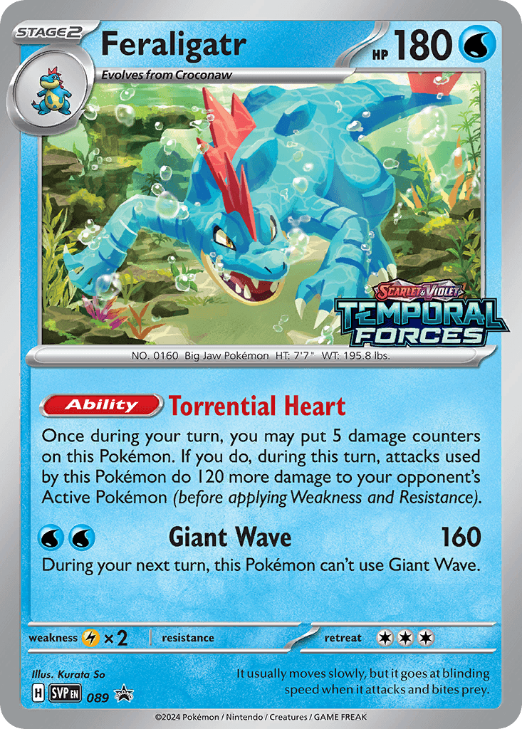 Feraligatr Scarlet & Violet Black Star Promos