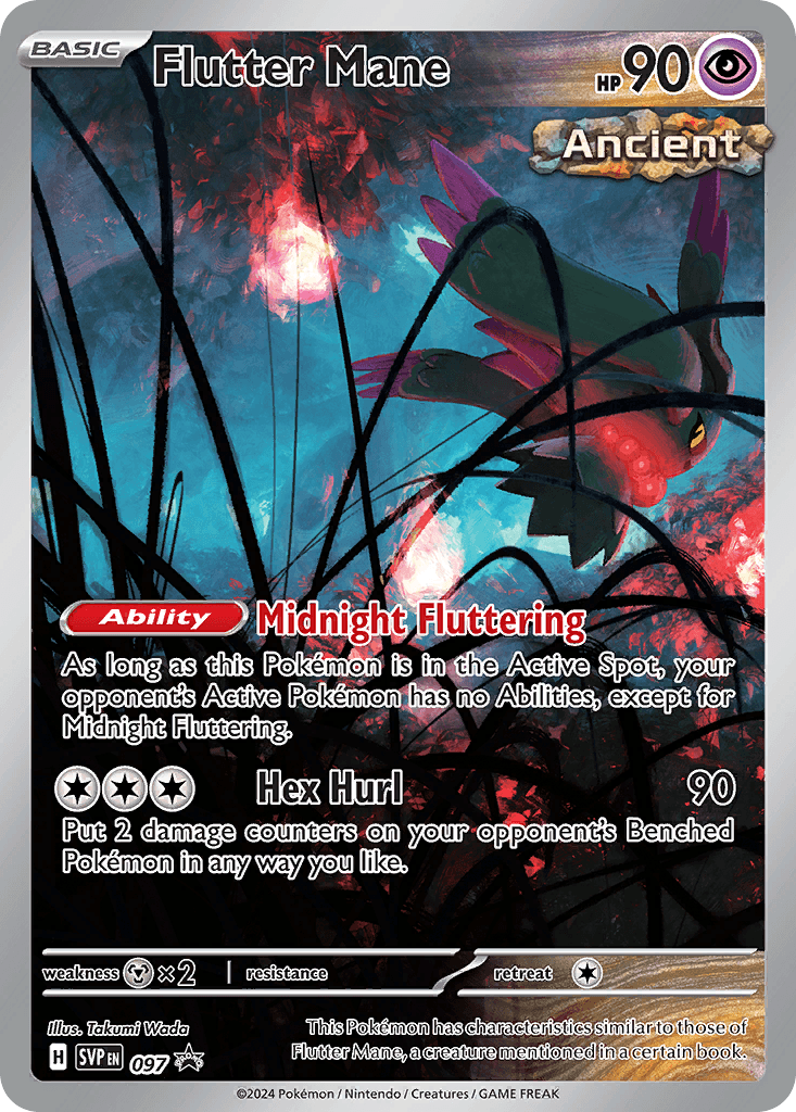 Flutter Mane Scarlet & Violet Black Star Promos