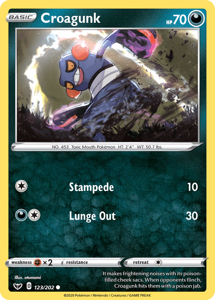 Croagunk Sword & Shield