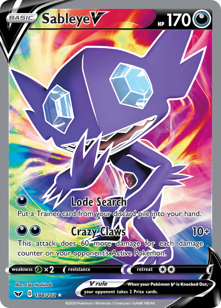 Sableye V Sword & Shield