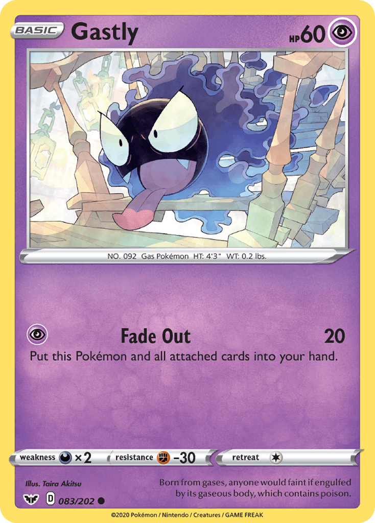 Gastly Sword & Shield
