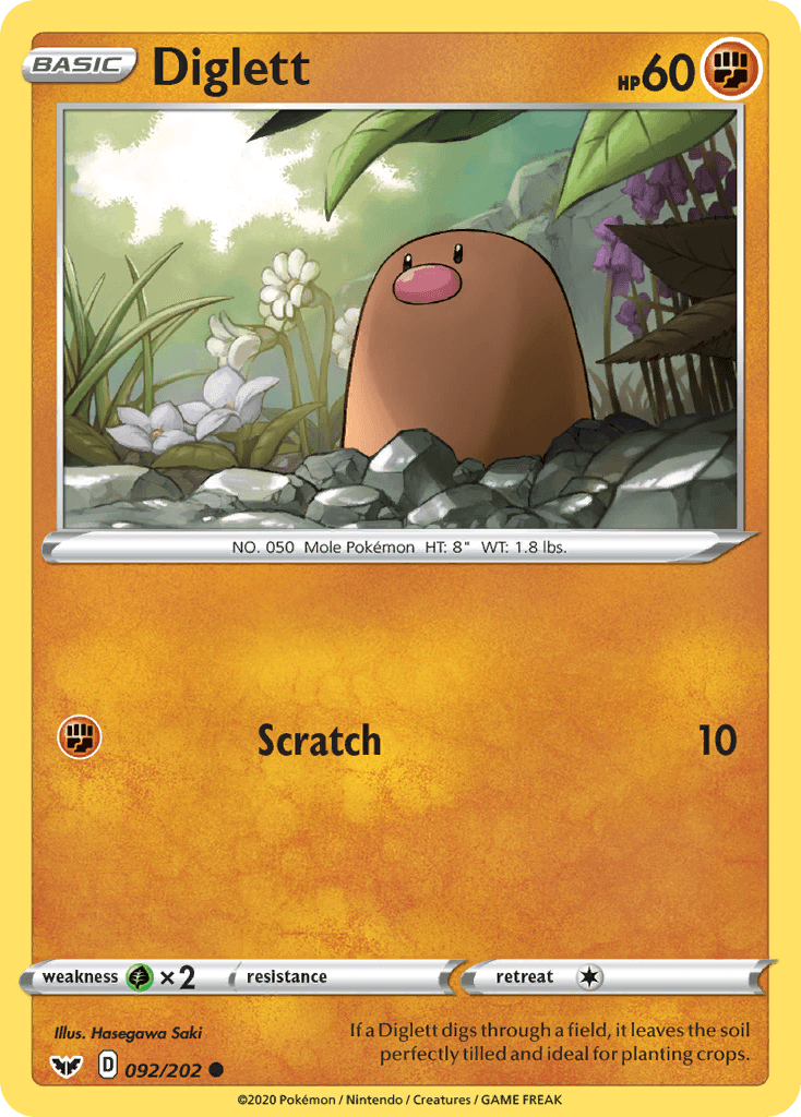 Diglett Sword & Shield