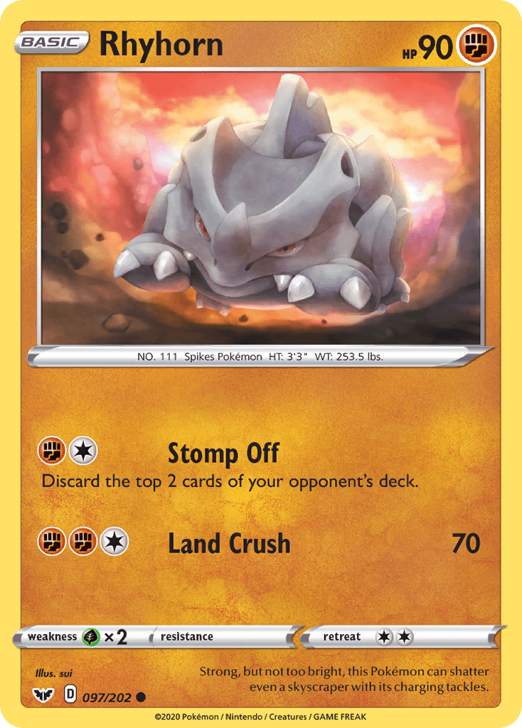 Rhyhorn Sword & Shield