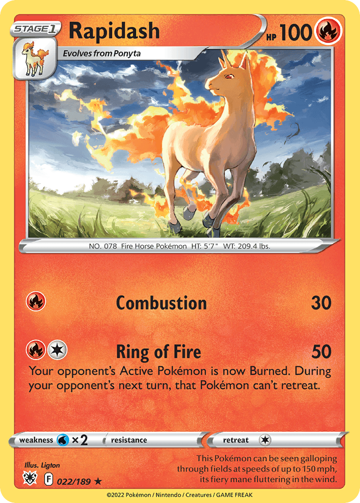 Rapidash Astral Radiance