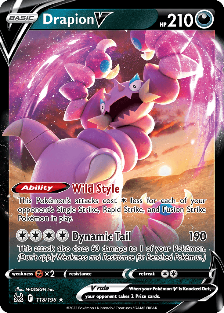 Drapion V Lost Origin