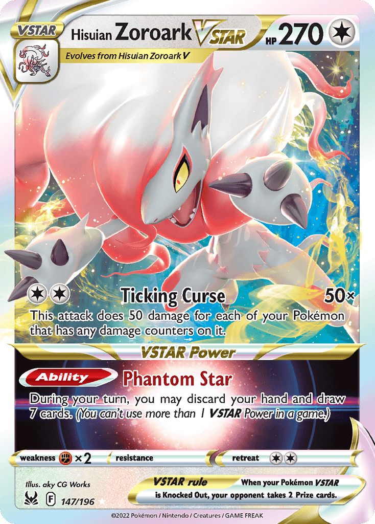 Hisuian Zoroark VSTAR Lost Origin