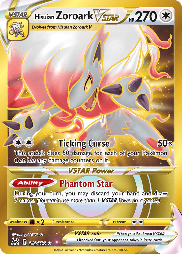 Hisuian Zoroark VSTAR Lost Origin