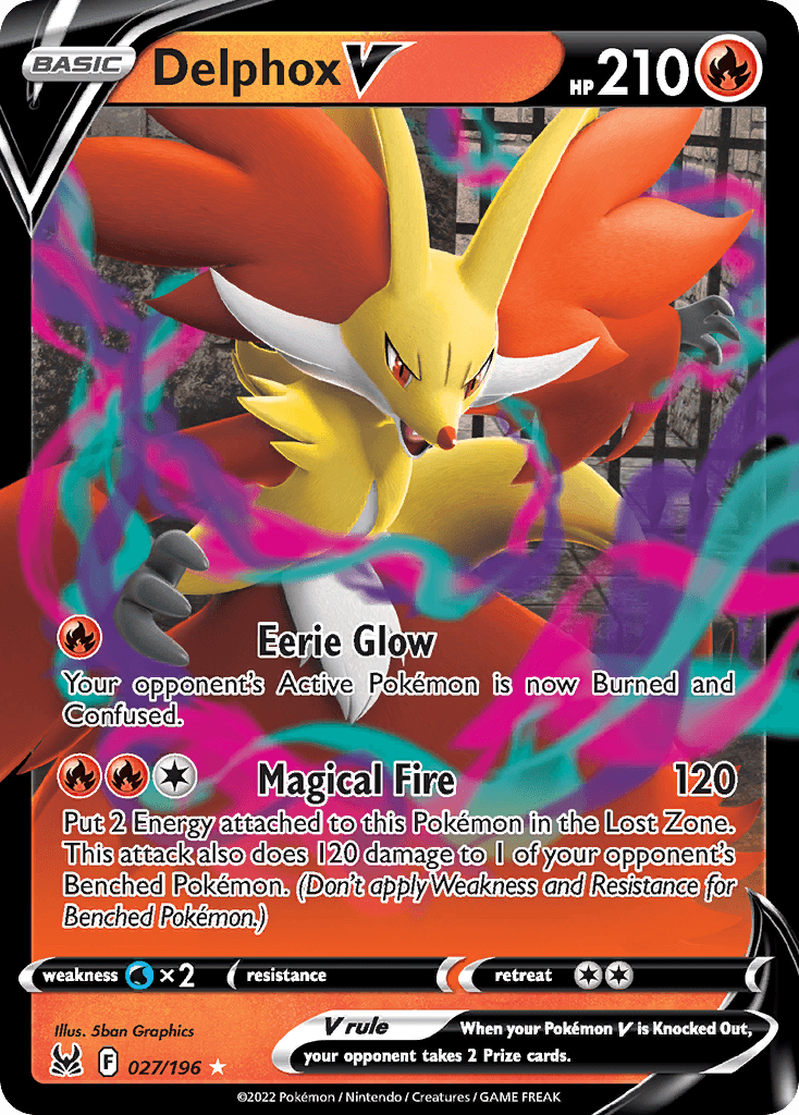 Delphox V Lost Origin
