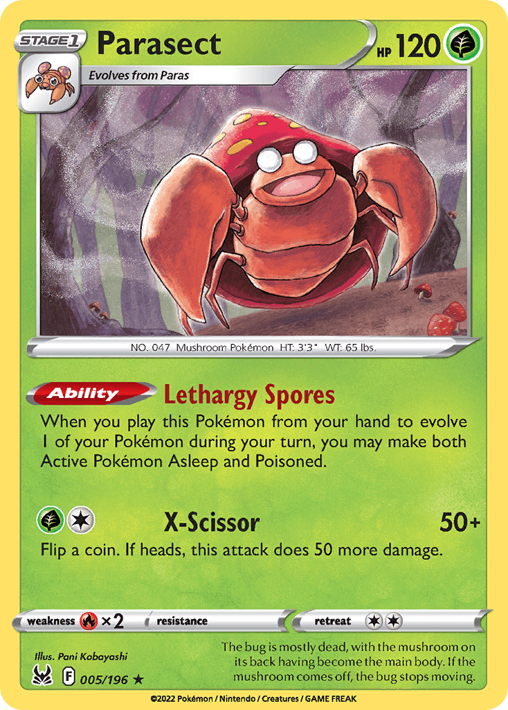 Parasect Lost Origin