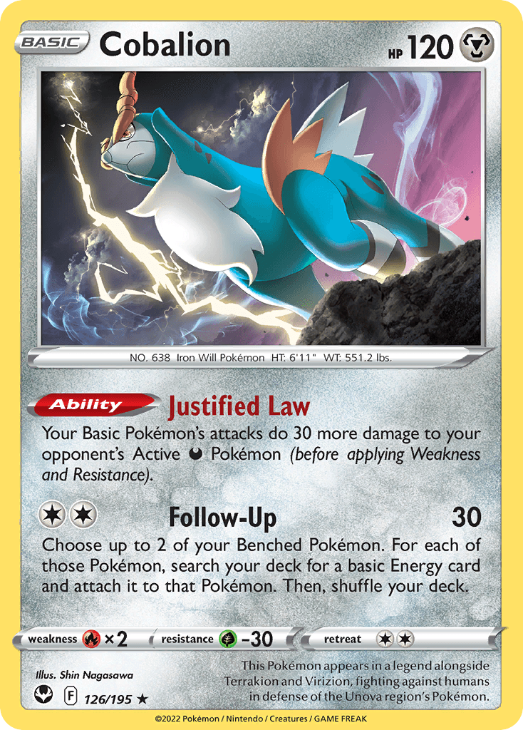 Cobalion Silver Tempest