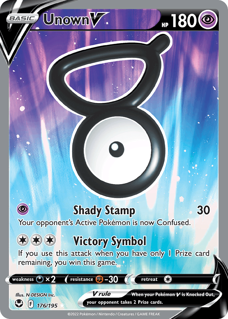 Unown V Silver Tempest
