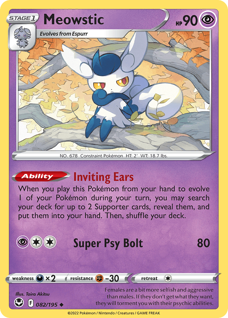 Meowstic Silver Tempest