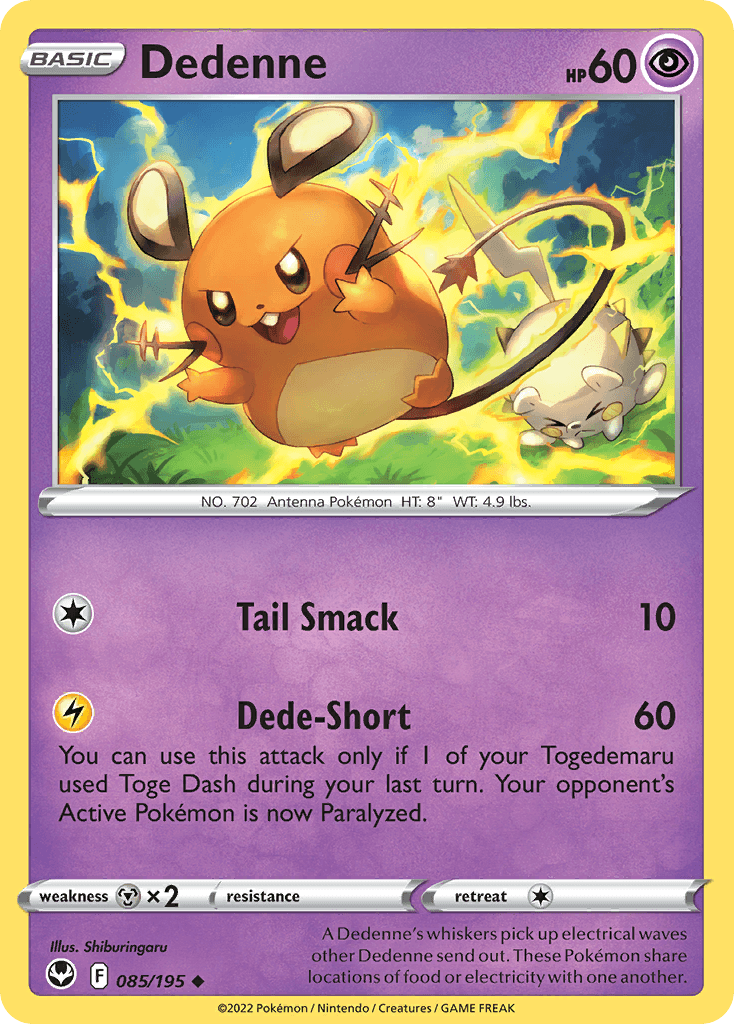 Dedenne Silver Tempest