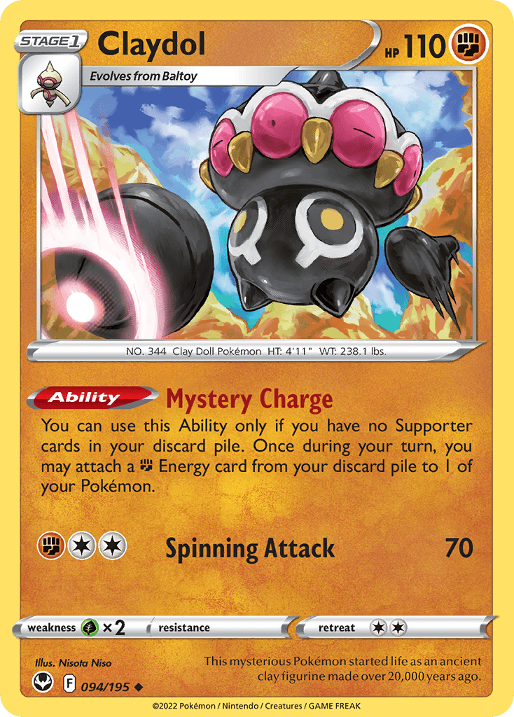 Claydol Silver Tempest