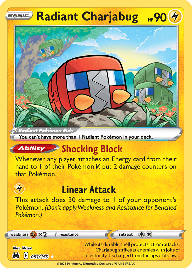Radiant Charjabug Crown Zenith