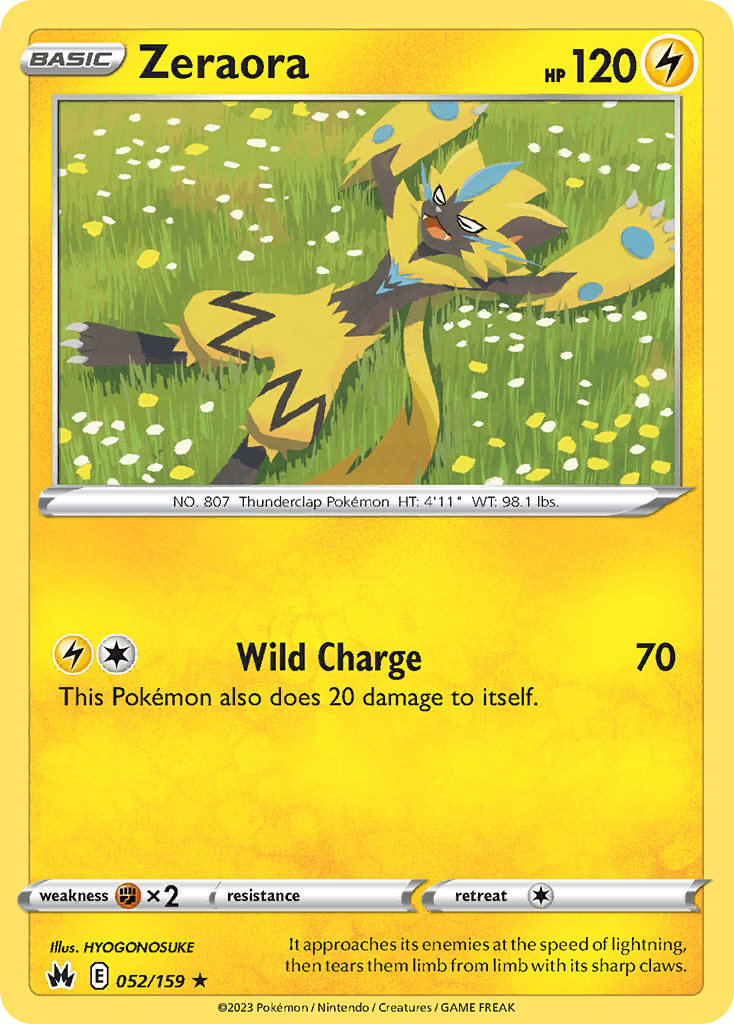 Zeraora Crown Zenith