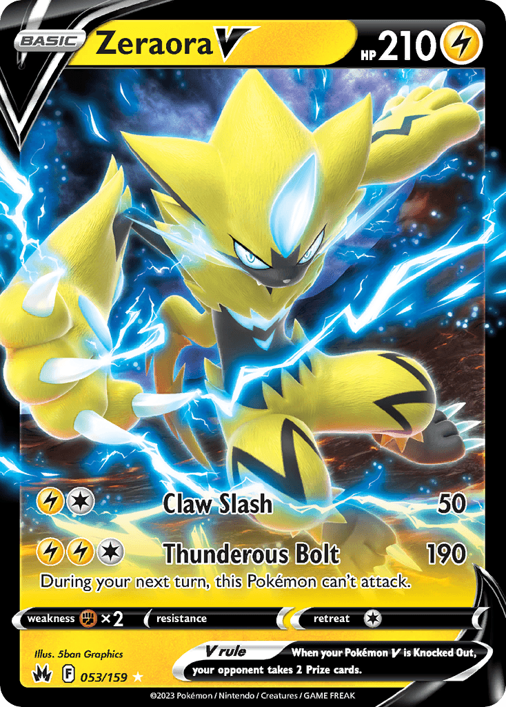 Zeraora V Crown Zenith