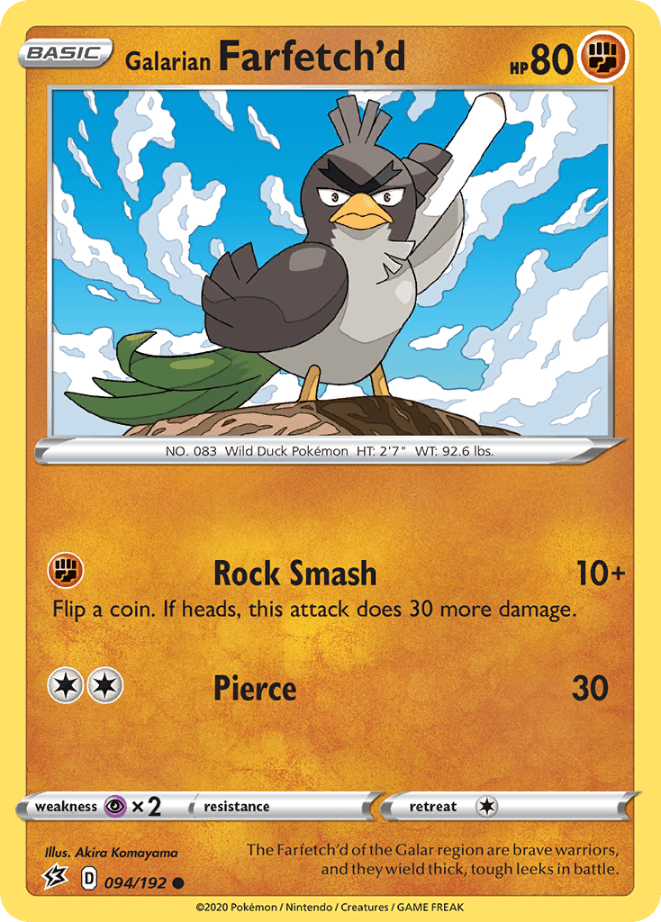 Galarian Farfetch'd Rebel Clash