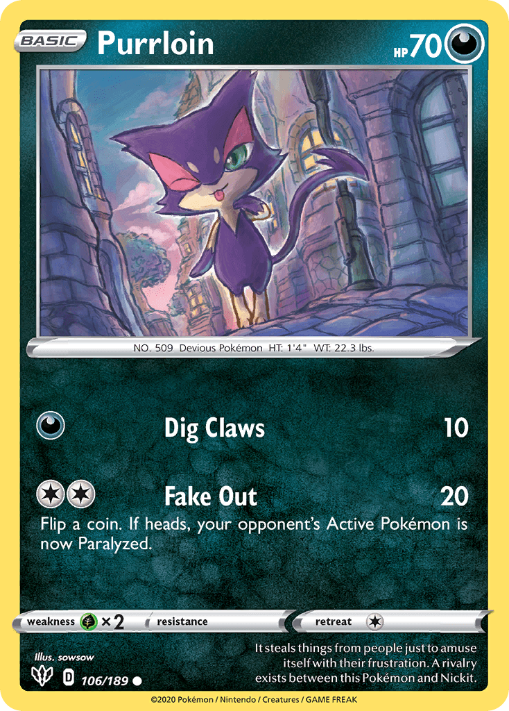 Purrloin Darkness Ablaze