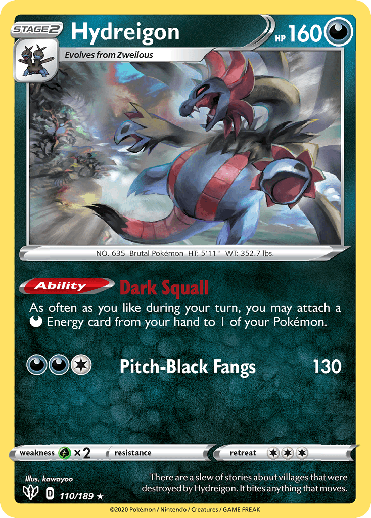 Hydreigon Darkness Ablaze