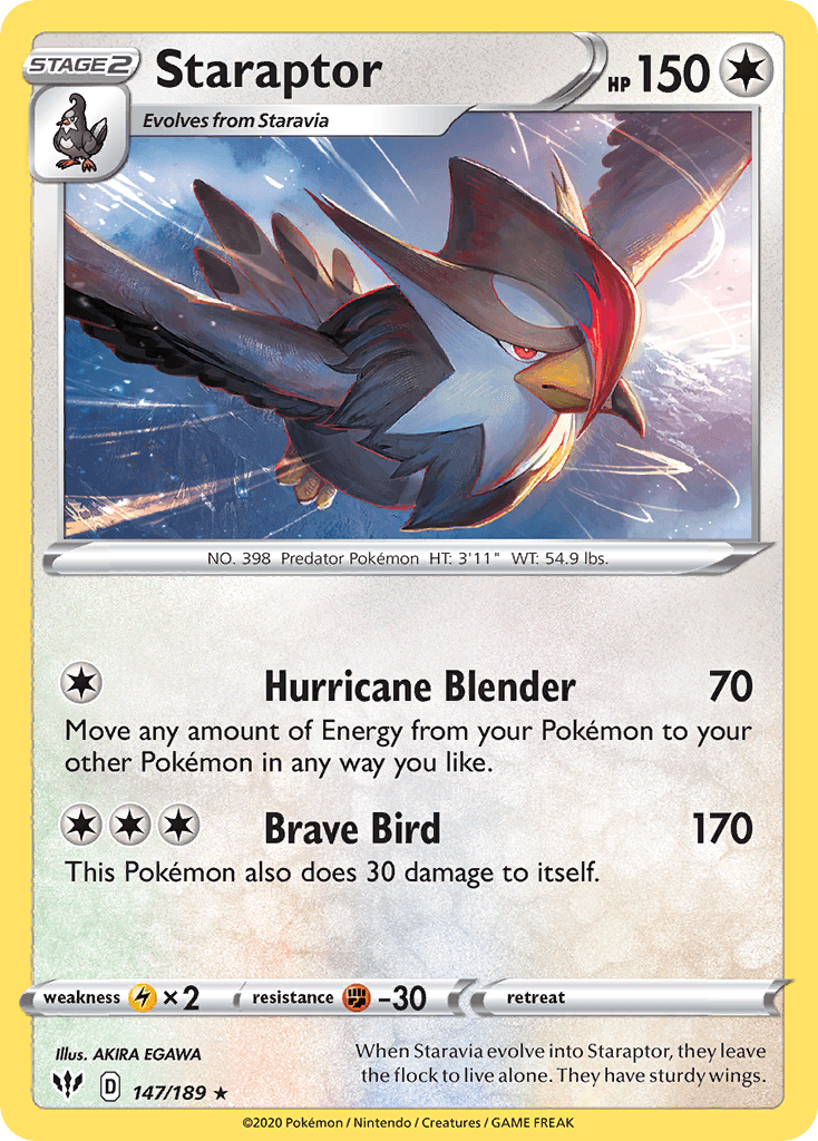 Staraptor Darkness Ablaze