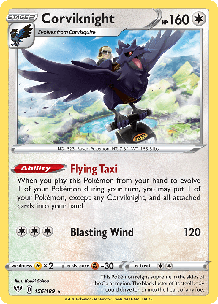 Corviknight Darkness Ablaze