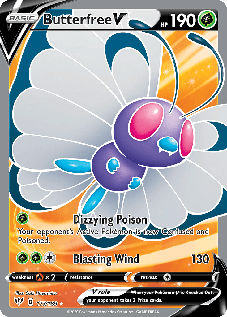 Butterfree V Darkness Ablaze