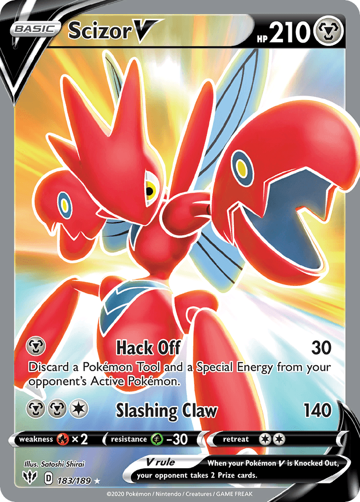 Scizor V Darkness Ablaze