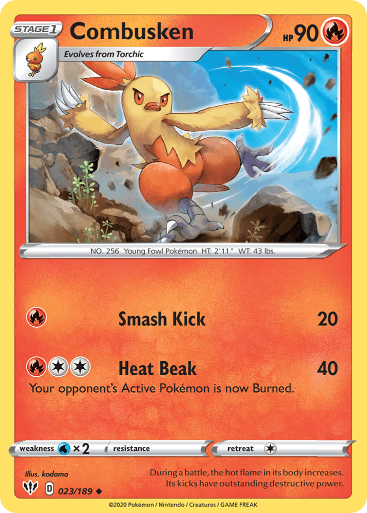 Combusken Darkness Ablaze