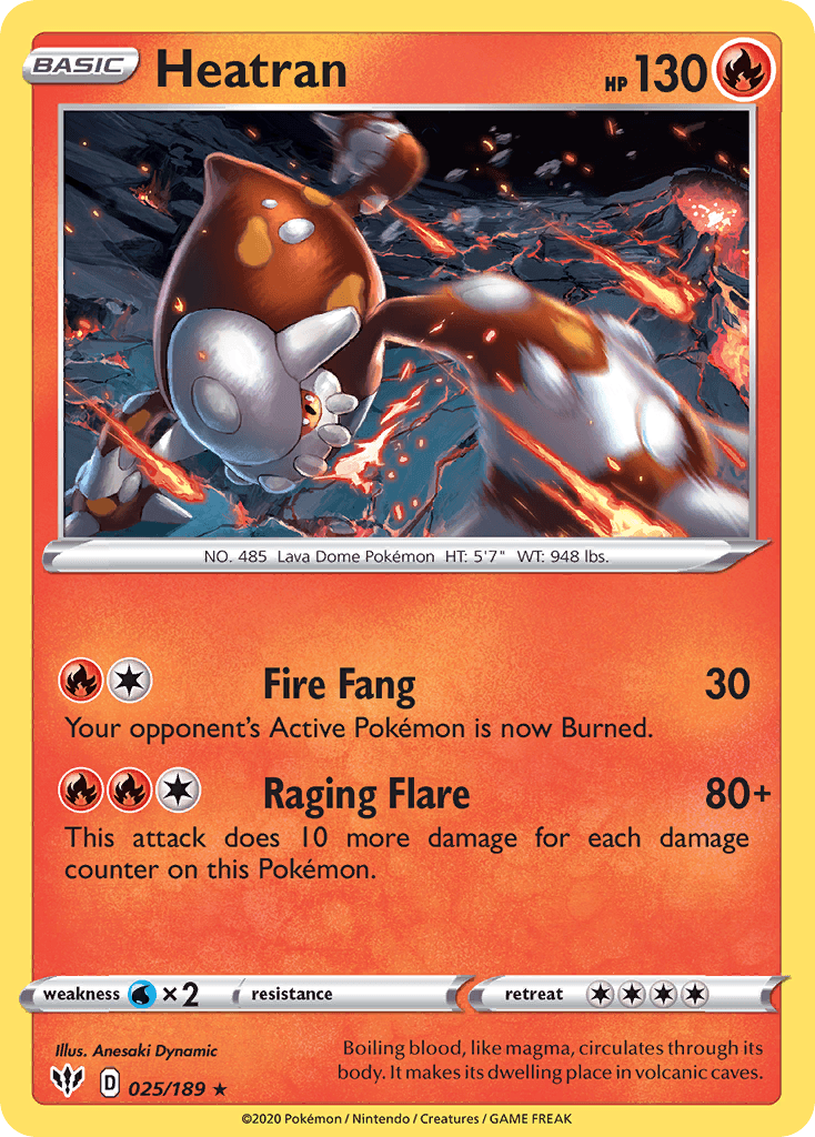 Heatran Darkness Ablaze