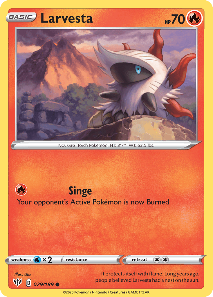Larvesta Darkness Ablaze