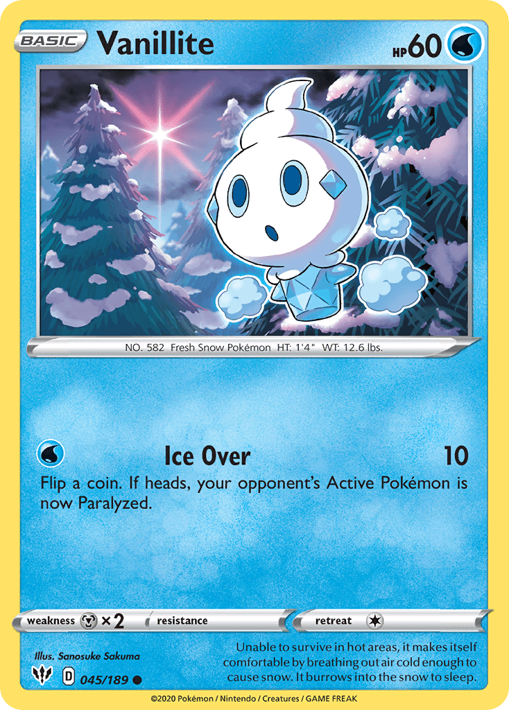 Vanillite Darkness Ablaze