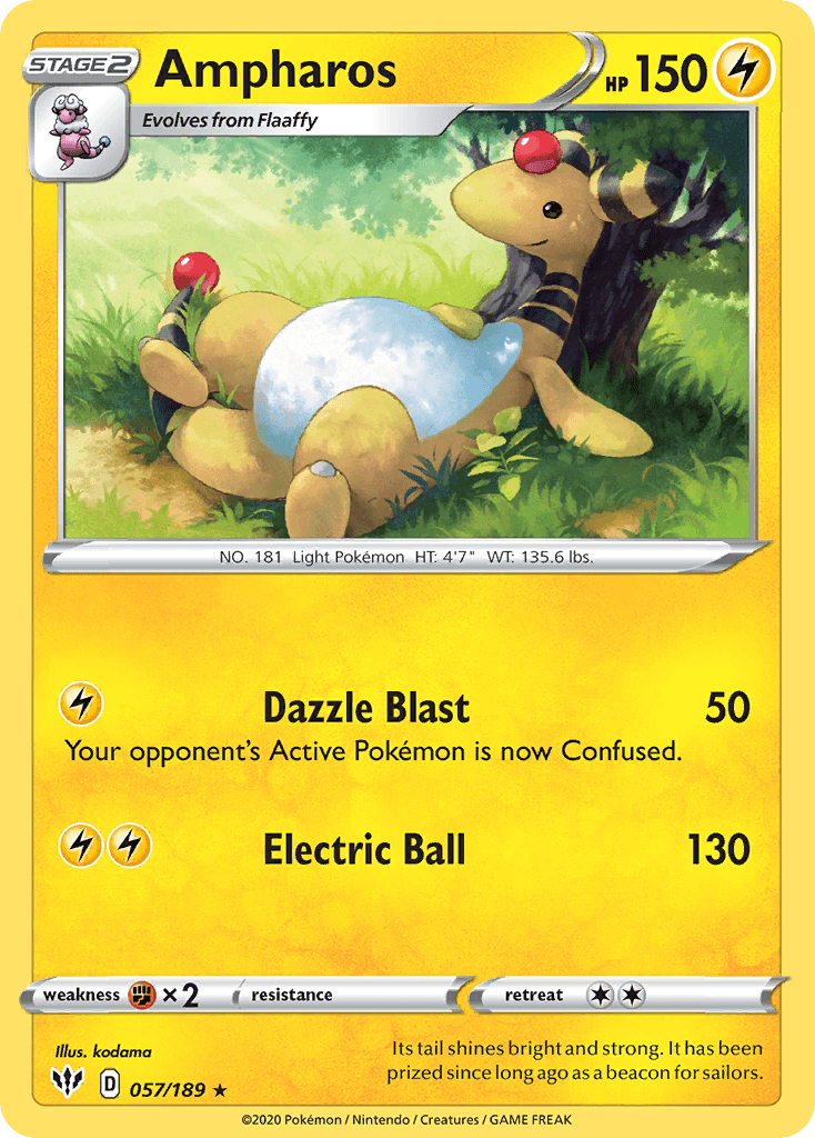 Ampharos Darkness Ablaze