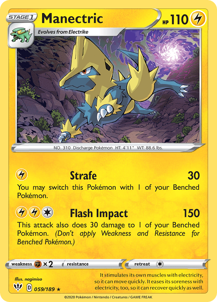 Manectric Darkness Ablaze