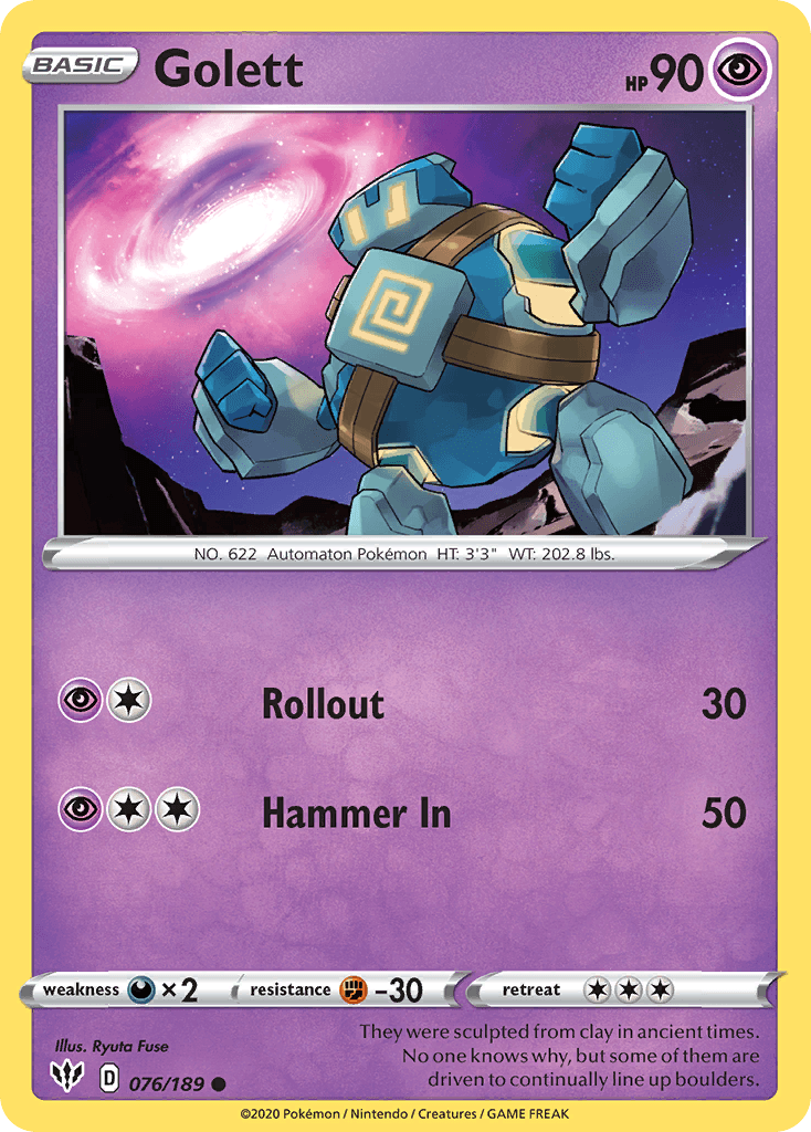 Golett Darkness Ablaze