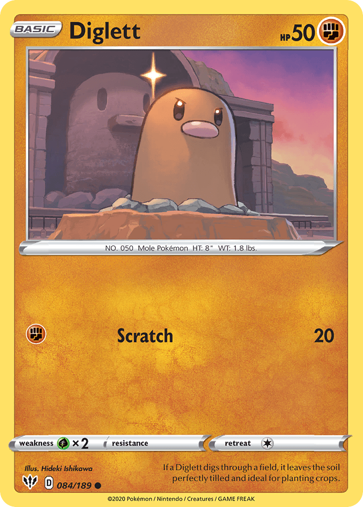 Diglett Darkness Ablaze
