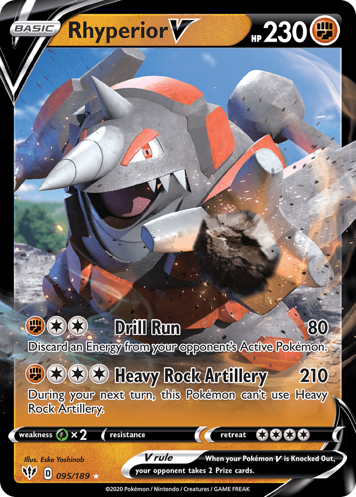 Rhyperior V Darkness Ablaze