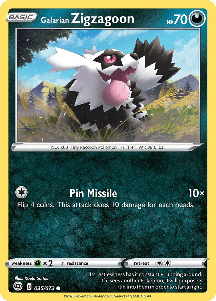 Galarian Zigzagoon Champion's Path