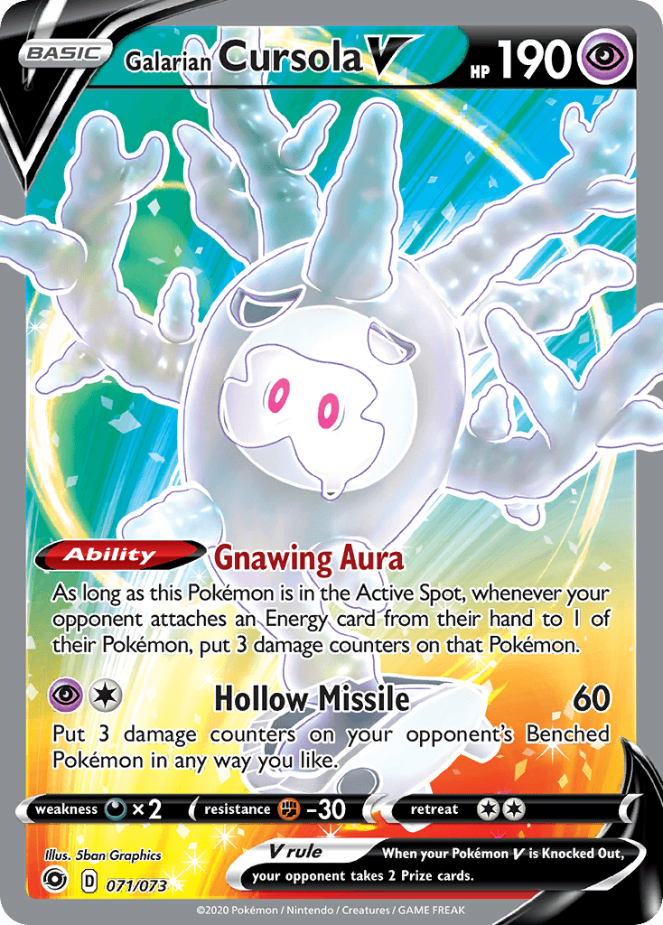 Galarian Cursola V Champion's Path