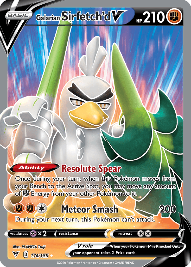 Galarian Sirfetch'd V Vivid Voltage