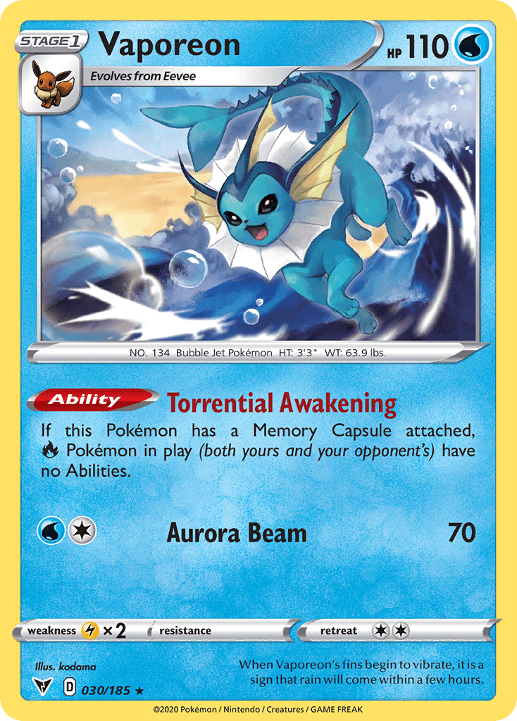 Vaporeon Vivid Voltage