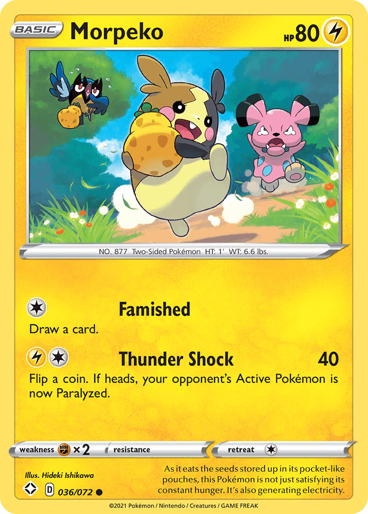 Morpeko Shining Fates