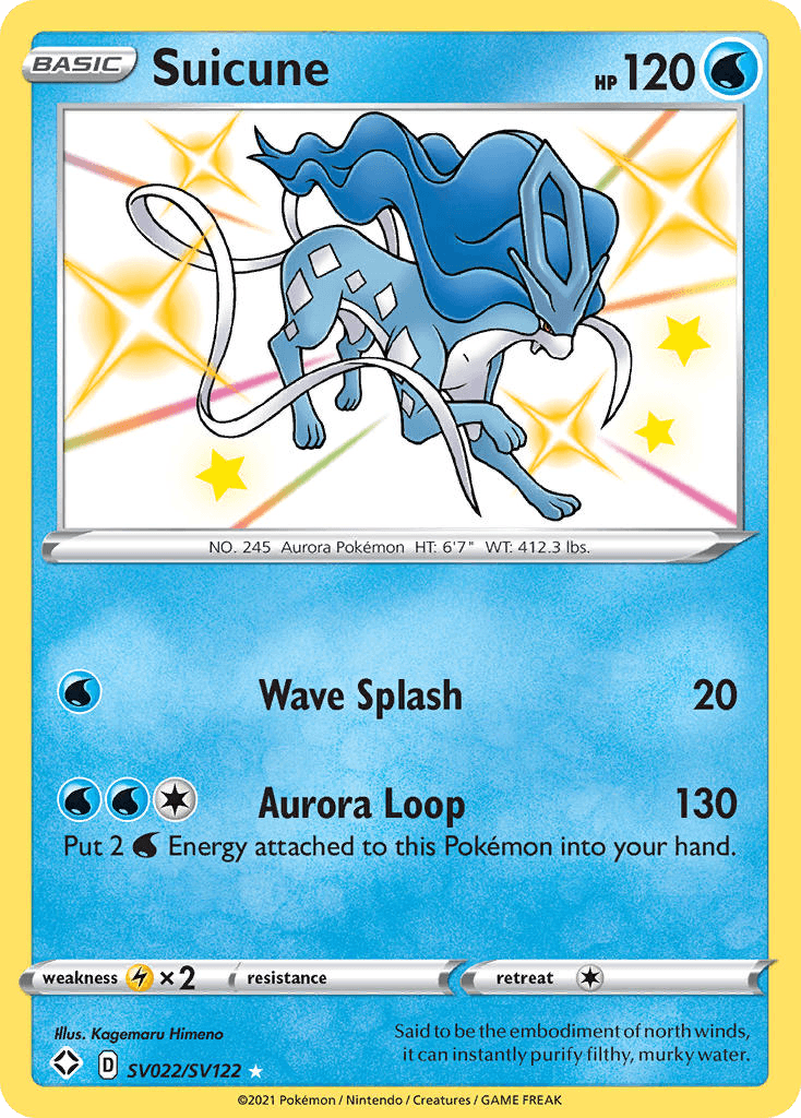 Suicune Shining Fates Shiny Vault