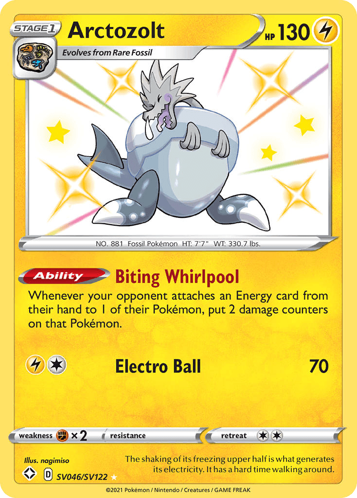 Arctozolt Shining Fates Shiny Vault
