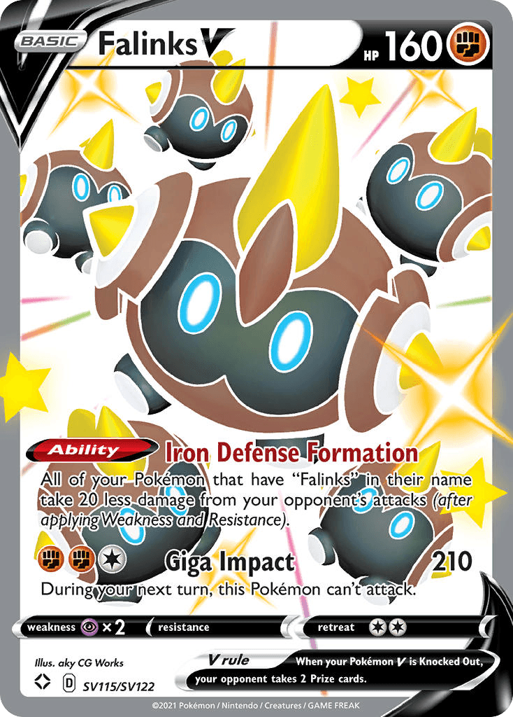Falinks V Shining Fates Shiny Vault