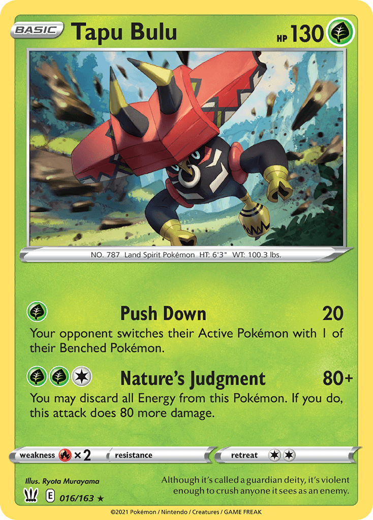 Tapu Bulu Battle Styles