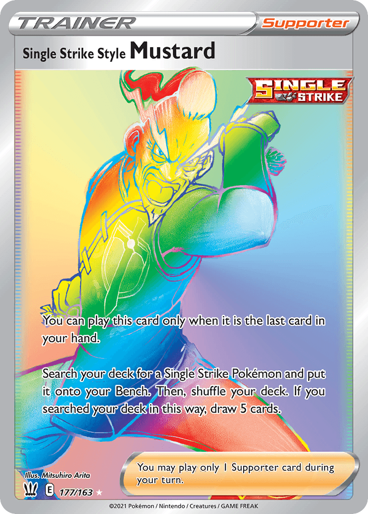 Single Strike Style Mustard Battle Styles